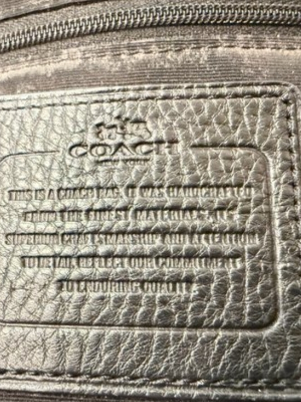Coach Black Leather Hobo Bag - Picture 14 of 14